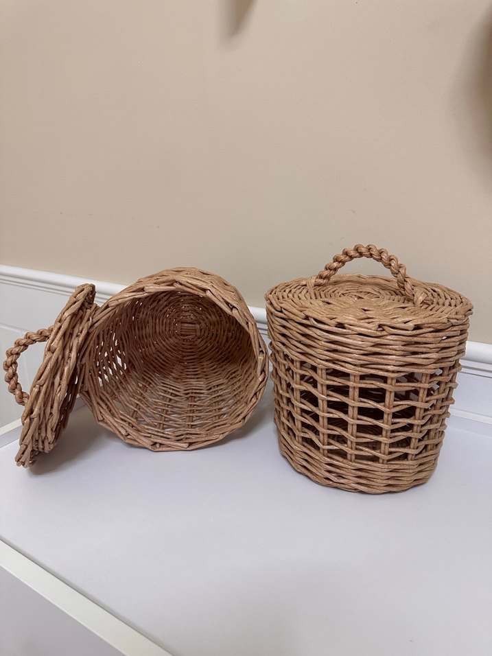Hasır Kapaklı Sepet - Görsel 3