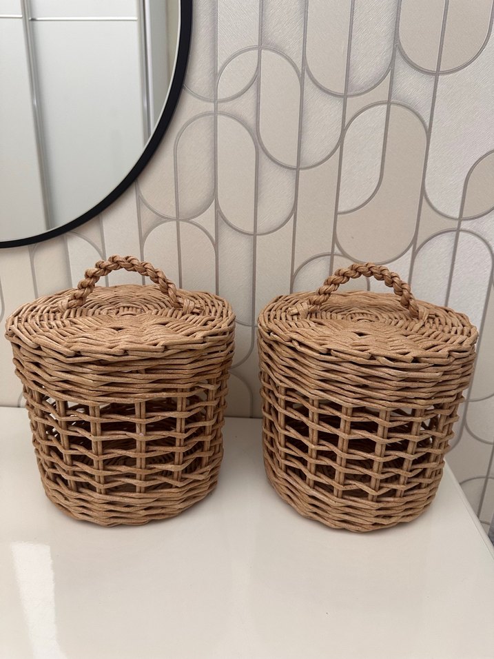 Hasır Kapaklı Sepet - Görsel 2