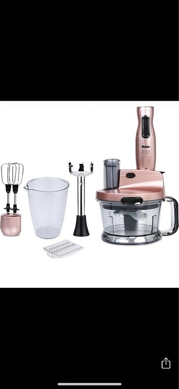 FAKİR BLENDER SETİ 1000W ROSE RENGİ