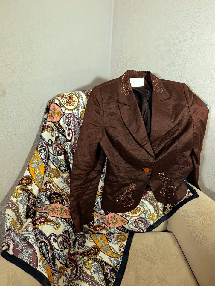 Vintage Blazer Ceket - Görsel 3