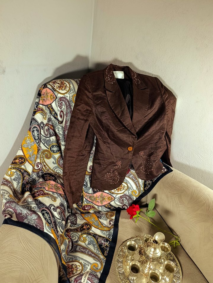 Vintage Blazer Ceket - Görsel 4