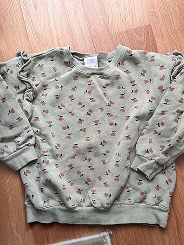 Zara Zara çiçekli sweat