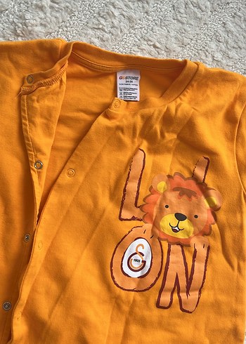 Gs store Turuncu Uzun Kollu Bebek Tulum - Görsel 3