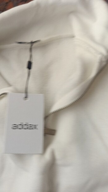 38 Beden beyaz Renk Kadın sweatshirt