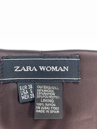 38 Beden kahverengi Renk Zara Blazer %70 İndirimli.