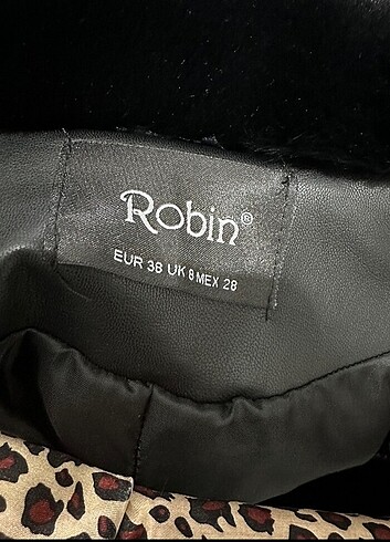 Kürklü deri ceket mont - Görsel 7