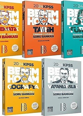 Benim hocam kpss 2024 Soru bankası seti + tarih pusulası