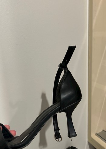 Siyah Stiletto Topuklu Kadın Akşam Ayakkabısı - Görsel 2