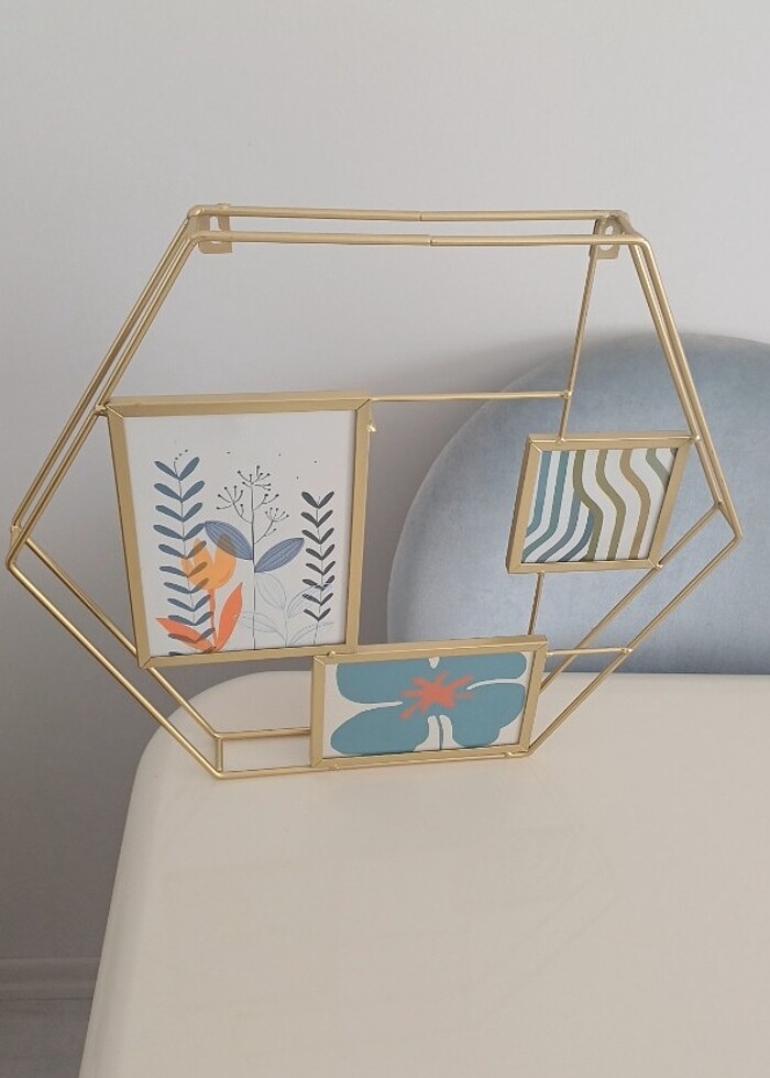 Gold 3 lu cerceve - Görsel 2