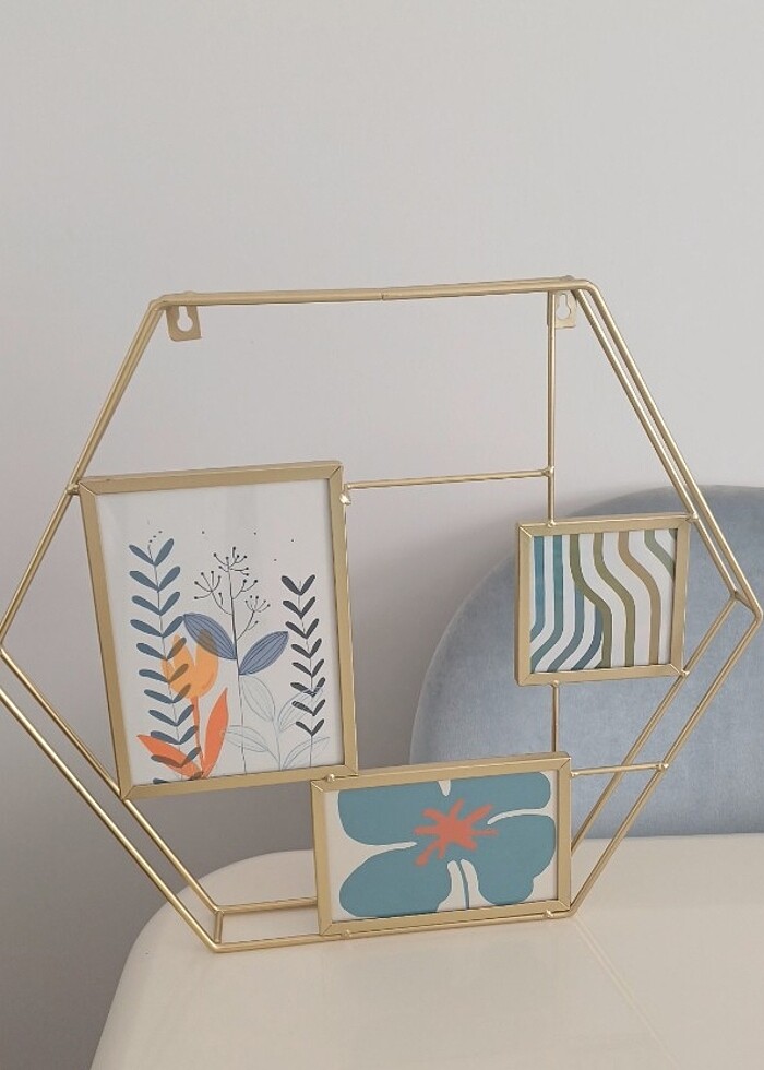 Gold 3 lu cerceve - Görsel 3