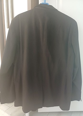 Erkek kahverengi Düğmeli Takım Elbise Ceketi - Görsel 6