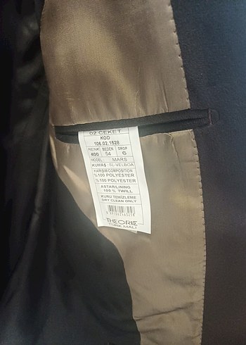 Erkek kahverengi Düğmeli Takım Elbise Ceketi - Görsel 4