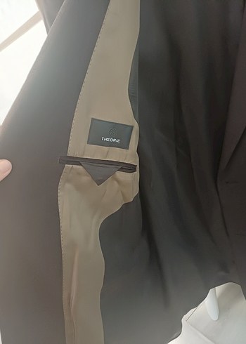 Erkek kahverengi Düğmeli Takım Elbise Ceketi - Görsel 3