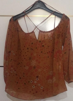 Zara Transparan Bluz