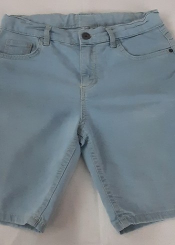 Erkek Mavi Denim Regular Fit Şort