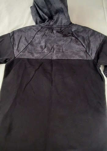 Hummel Erkek çocuk Siyah Kapüşonlu Fermuarlı  Sweatshirt - Görsel 9