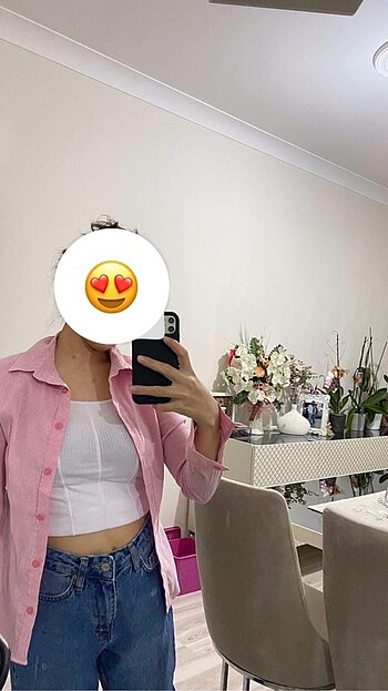 pembe çizgili gömlek