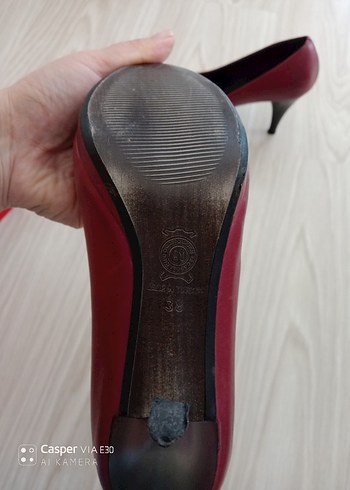 38 Beden Bordo Stiletto Yüksek Topuklu Kadın Ayakkabı