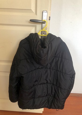 Siyah Kadın Midi Kışlık Mont - Görsel 2