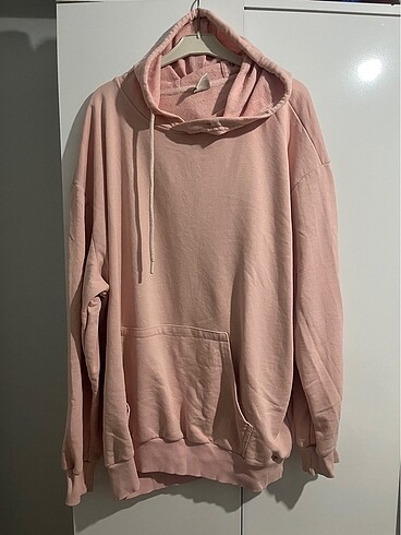 pembe oversize sweatshirt