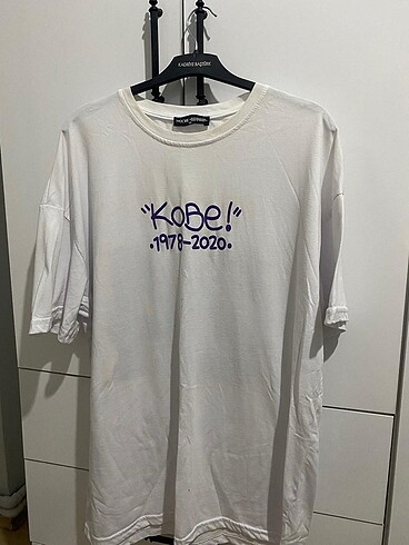 oversize kobe baskılı tshirt
