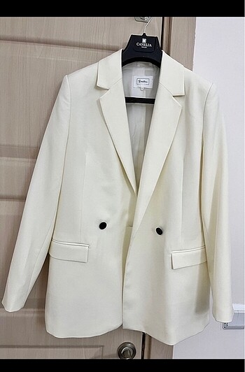 Zara Beyaz blazer ceket