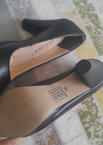 36 Beden siyah Renk Siyah Stiletto Topuklu Kadın Ayakkabı