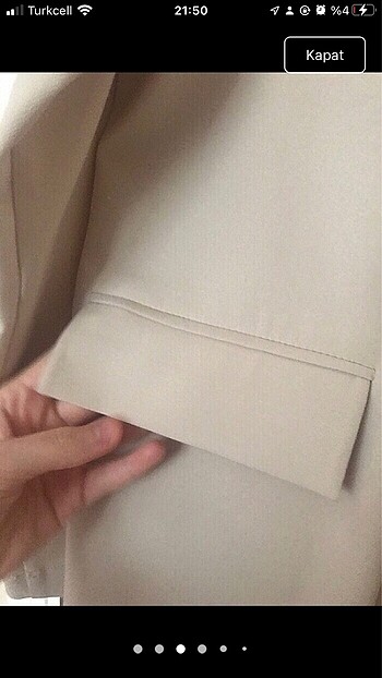 42 Beden camel Renk Blazer ceket
