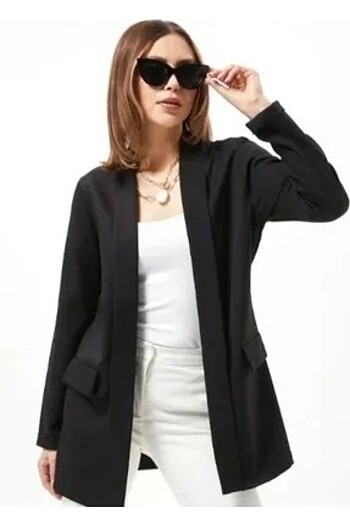 Siyah blazer