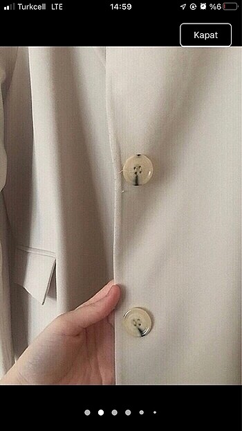 42 Beden Bej renk blazer