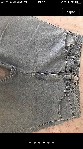 32 Beden mavi Renk Kot pantolon Zara