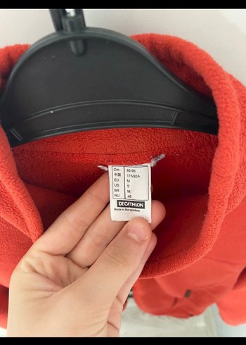 Kırmızı Fermuarlı Erkek Polar Sweatshirt - Görsel 4