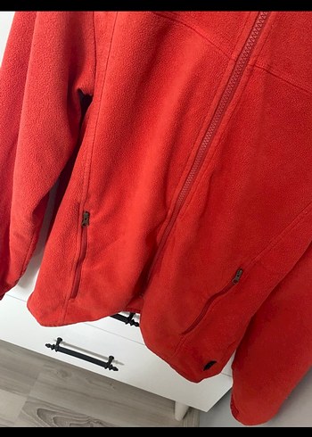 Kırmızı Fermuarlı Erkek Polar Sweatshirt - Görsel 3