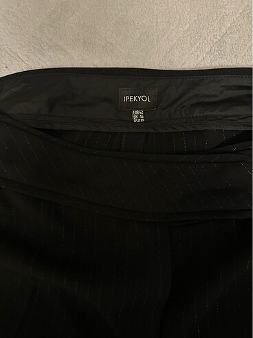 Orijinal İpekyol kendinden simli ceket pantolon takım - Görsel 10