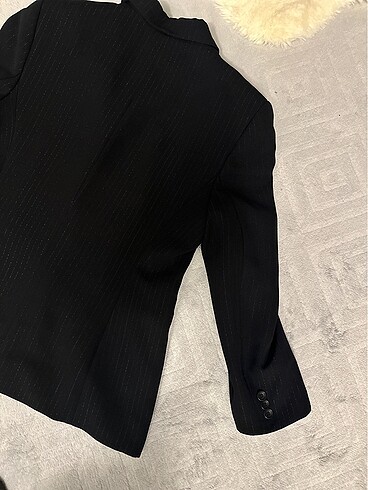 Orijinal İpekyol kendinden simli ceket pantolon takım - Görsel 8