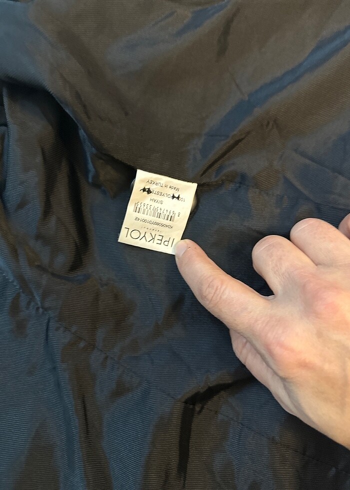 Orijinal İpekyol kendinden simli ceket pantolon takım - Görsel 5