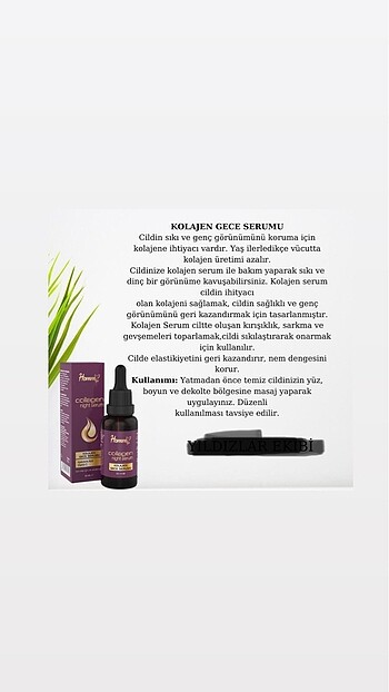 Collagen gece serumu - Görsel 3
