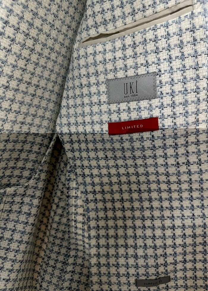 Mavi renkli 48 beden erkek ceket - Görsel 5