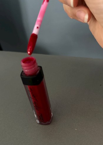 Homm life Koyu  Kırmızı Mat Kalıcı Likit Ruj - Görsel 5