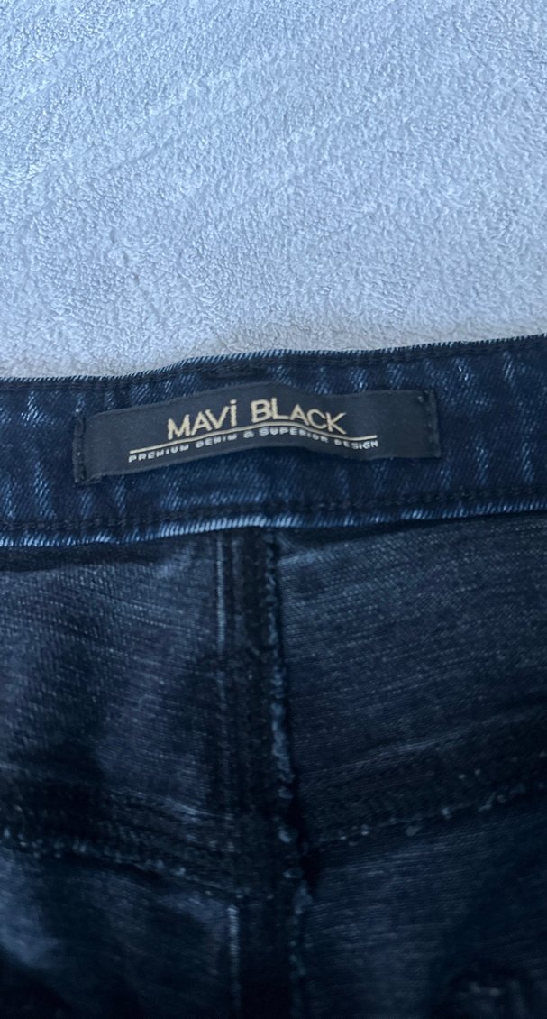 Orijinal Mavi Jeans Lacivert Erkek Denim Midi Şort çok iyi durum - Görsel 3