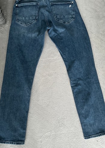 Gri Mavi Erkek Denim Pantolon - Görsel 5