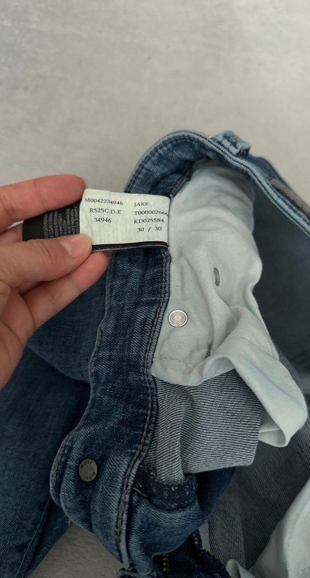 Gri Mavi Erkek Denim Pantolon - Görsel 3