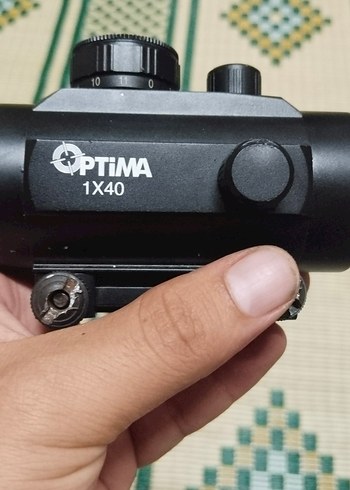 Optima 1X40 Siyah Kapsam