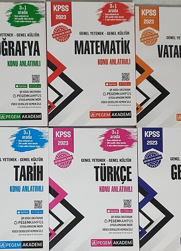 Pegem GY-GK Konu Anlatım Seti