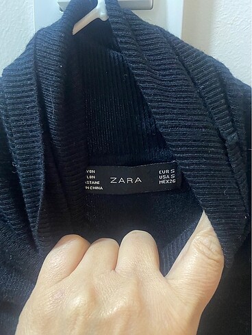 s Beden siyah Renk Zara kazak
