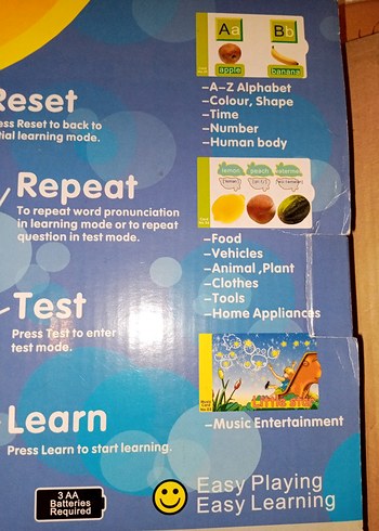 Yeşil Pastel Renkli akıllı kartlar, ingilizce öğretir,ilerletir - Görsel 4