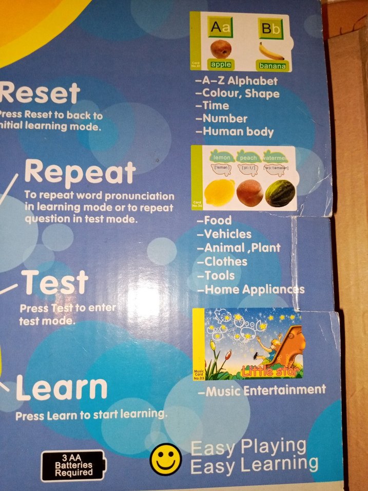 Yeşil Pastel Renkli akıllı kartlar, ingilizce öğretir,ilerletir - Görsel 4