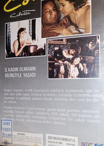 Colette - Klaus Maria Brandauer VHS Kaset - Görsel 4