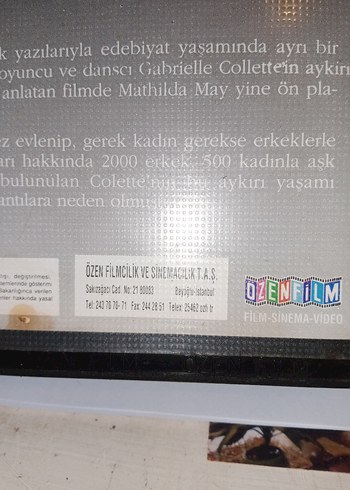 Colette - Klaus Maria Brandauer VHS Kaset - Görsel 5