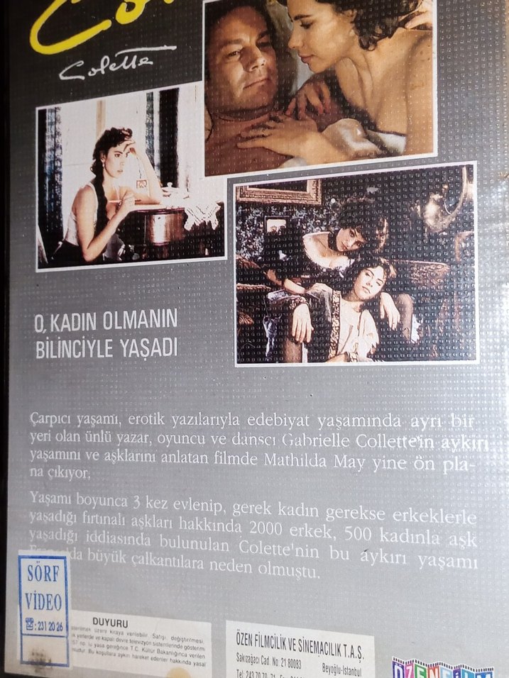 Colette - Klaus Maria Brandauer VHS Kaset - Görsel 4